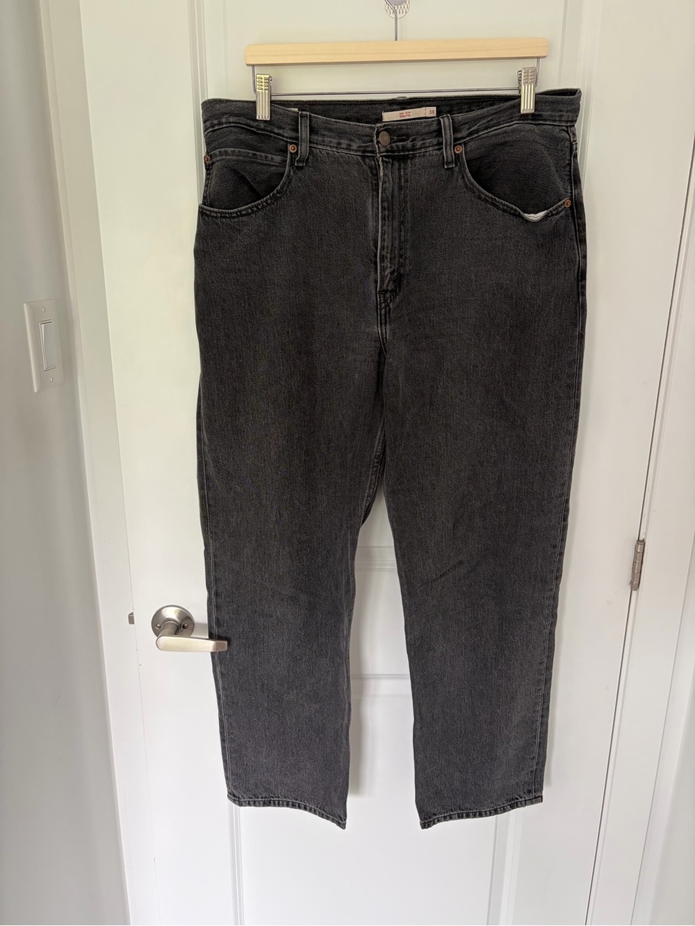 Levi's Dad Jean Black Wide Leg Jeans